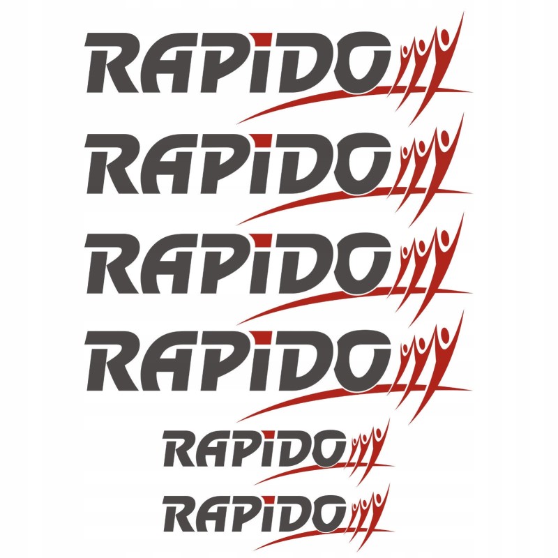 Rapido stickers for caravan and camper