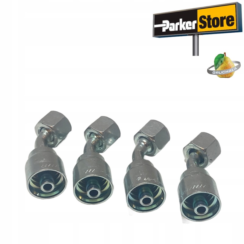 Parker 1b148 6 6 connection 3 8 bsp hose fitting