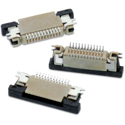 5 pcs - Wurth Elektronik, WR-FPC 0.5mm Pitch 17 Way Horizontal Receptacle FPC Connector, ZIF Bottom Contact