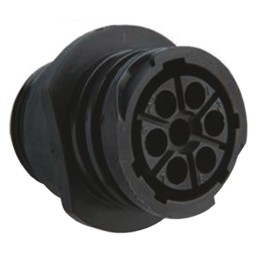 1 pcs - TE Connectivity Circular Connector, 7 Contacts, Cable Mount, Socket, Female, CPC Series 1 Series