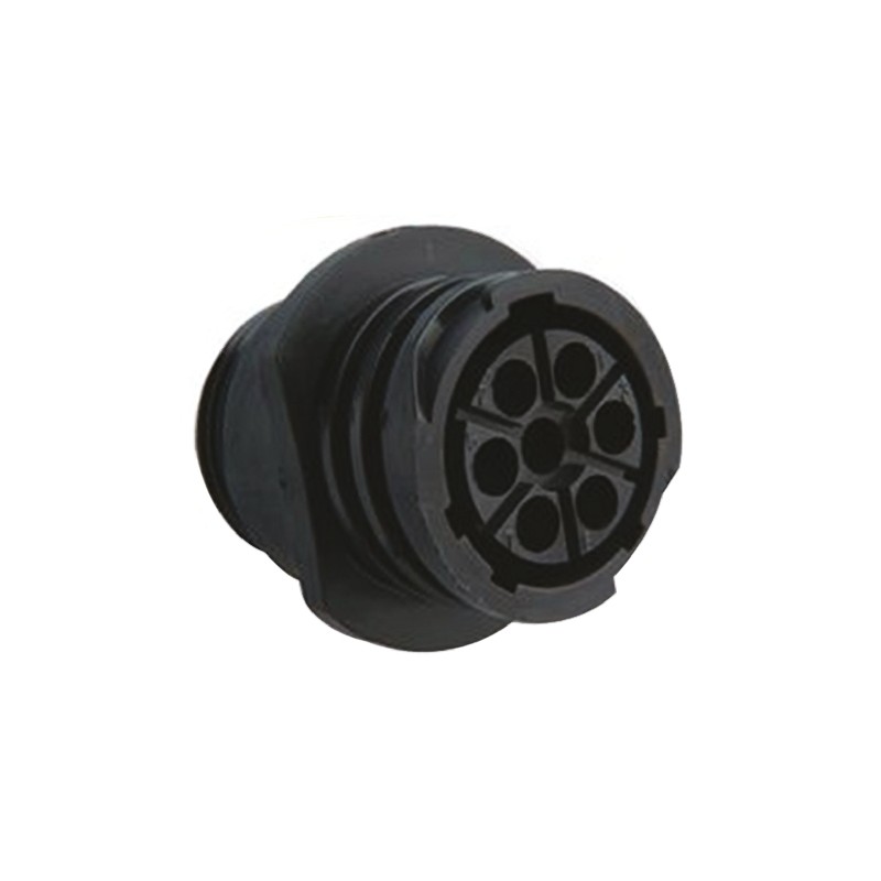 1 pcs - TE Connectivity Circular Connector, 7 Contacts, Cable Mount, Socket, Female, CPC Series 1 Series