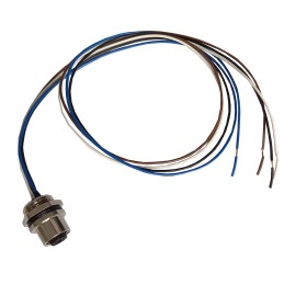 1 pcs - RS PRO Circular Connector, 4 Contacts, Front Mount, M12 Connector, Socket, Female, IP67