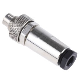 1 pcs - Binder Circular Connector, 5 Contacts, Cable Mount, M9 Connector, Plug, Male, IP67, 712 Series