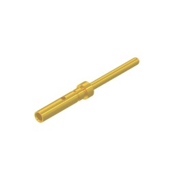10 pcs - CONEC size 0.76mm Male Crimp D-sub Connector Contact, Gold Flash over Nickel Plug, 28 - 22 AWG