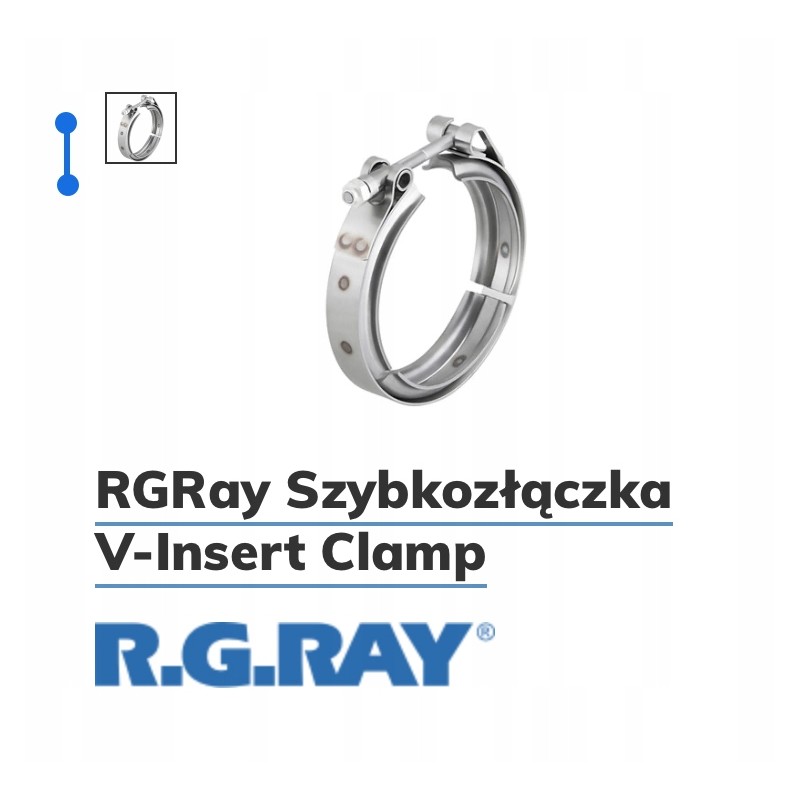 R g ray quick connector, spring clamp