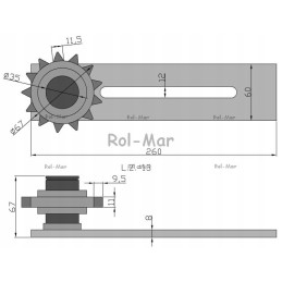 Tensioner z13 3 4 spreader 2213011270