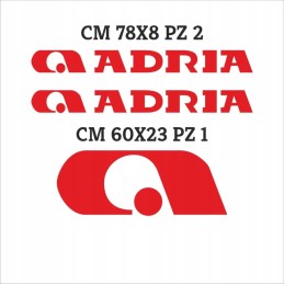 Dethleffs Knaus Adria stickers for camping