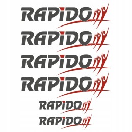 Dethleffs Knaus Adria stickers for camping