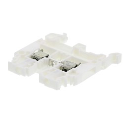 10 pcs - Entrelec SNA Series White DIN Rail Terminal Block, 2.5mm², Single-Level, Screw Termination