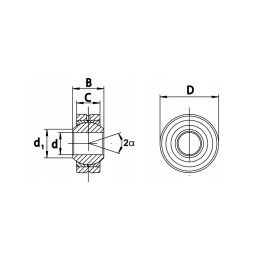 Hirschmann spherical bearing series 30