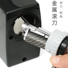 Pencil sharpener, manual office knife