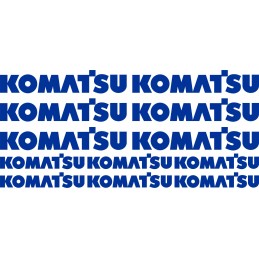 Komatsu stickers, excavator loader set