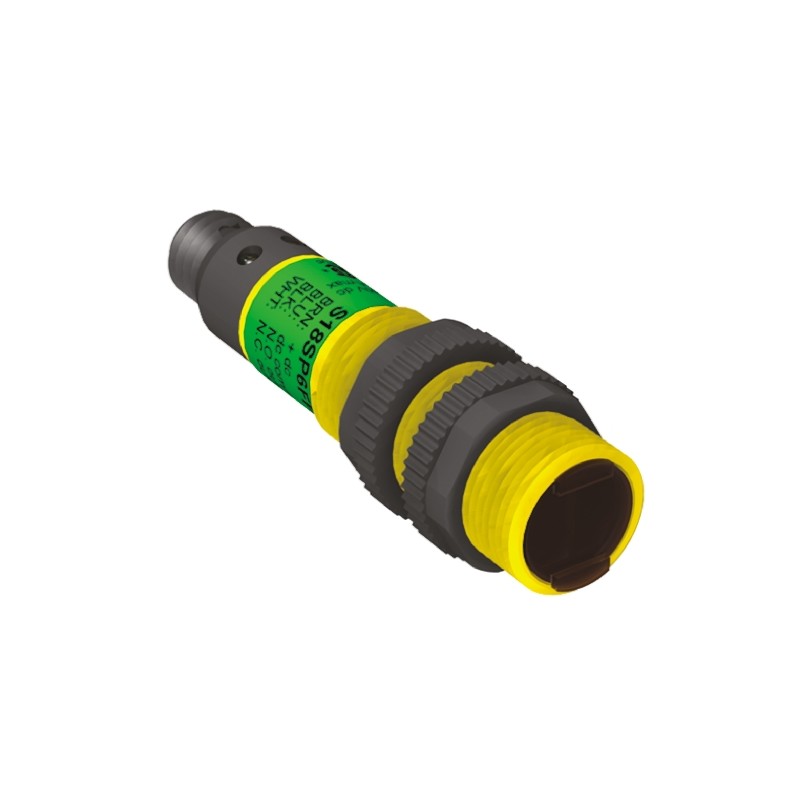 1 pcs - Banner Diffuse Photoelectric Sensor, Barrel Sensor, 0 - 100 mm Detection Range