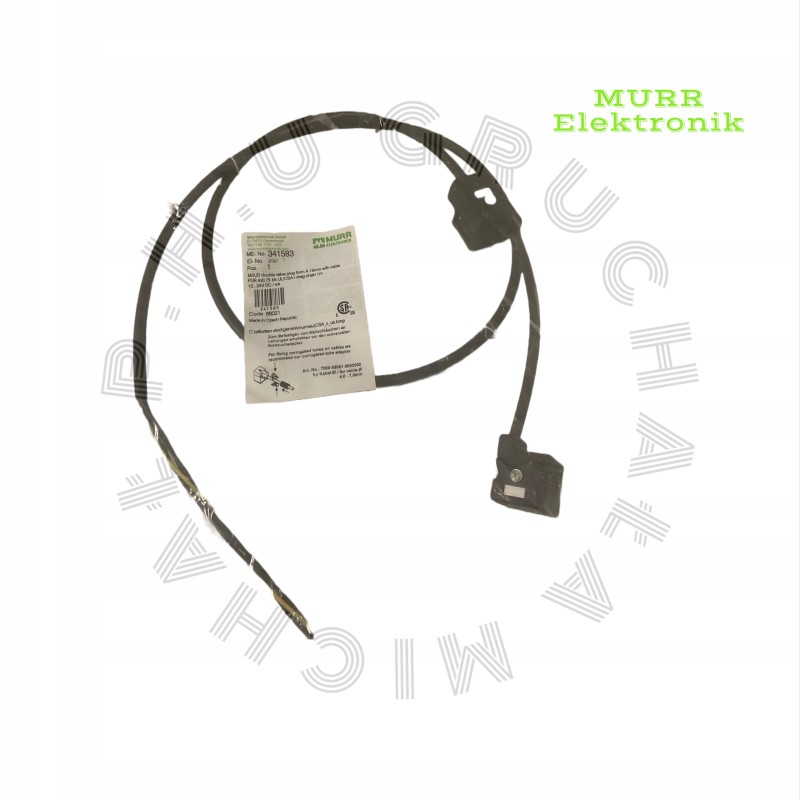 Double msud valve plug type a 18mm with cable