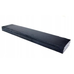 Reinforced rubber blade for snow plows, snow plow 735 x 150 x 30