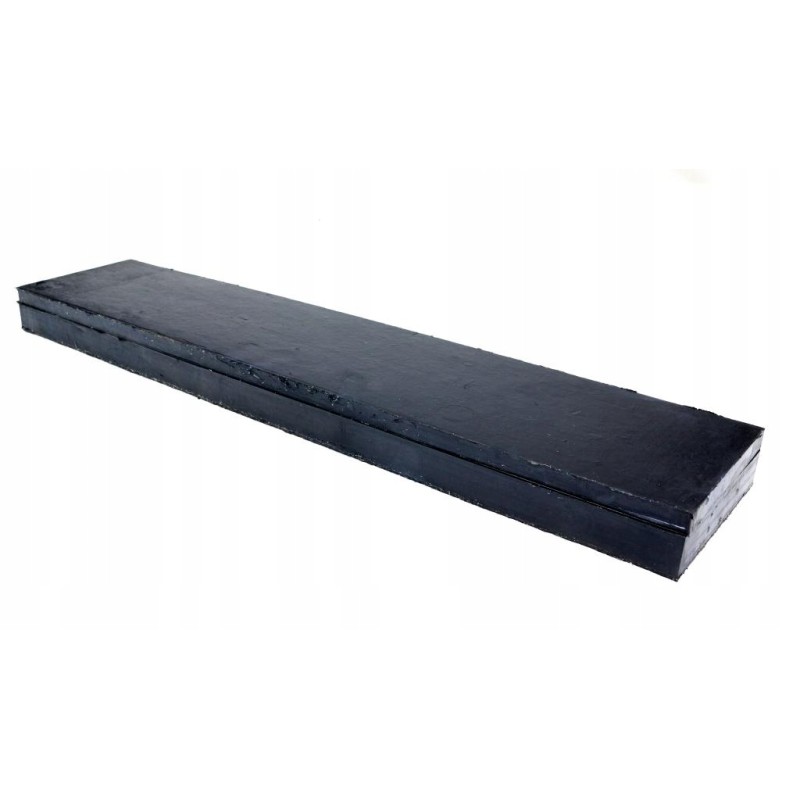 Reinforced rubber blade for snow plows, snow plow 735 x 150 x 30