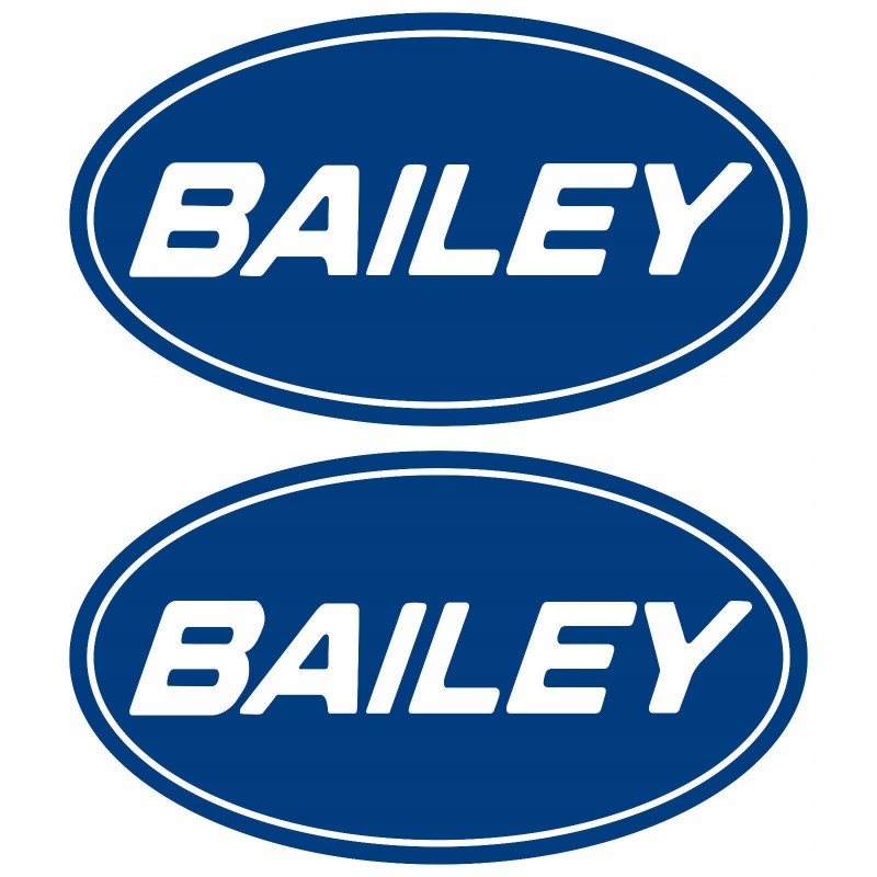 Bailey stickers for a camper caravan