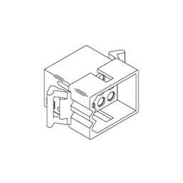 10 pcs - Molex, STANDARD .093' Male Connector Housing, 5.03mm Pitch, 6 Way, 2 Row