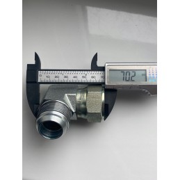 Parker 20c6mxss elbow fitting with 90 nut