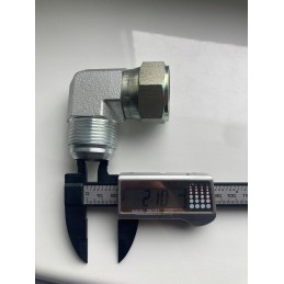 Parker 20c6mxss elbow fitting with 90 nut