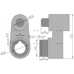 Drive set, rotary mower 5036020170k