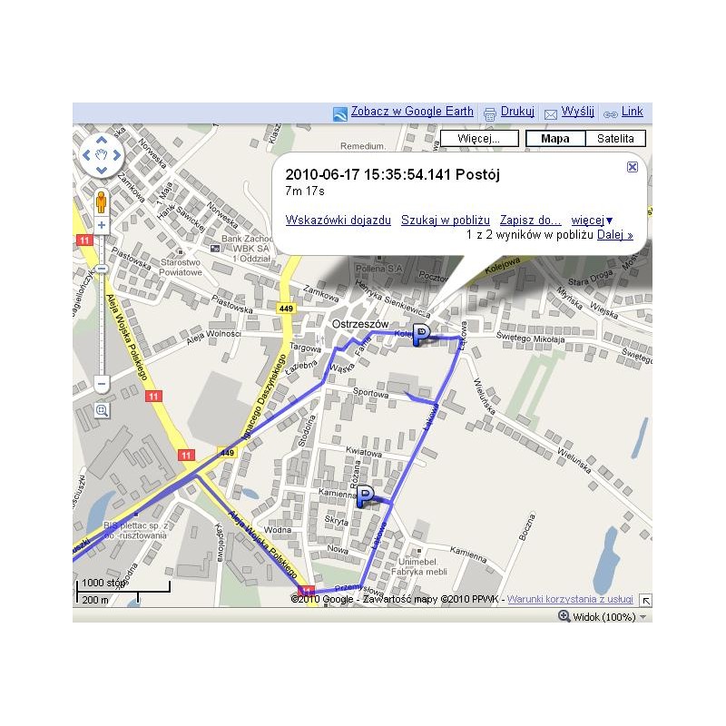 GPS locator fm1100 fuel control monitoring