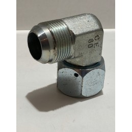 Parker ew22lomdcf angle connector, cone 24