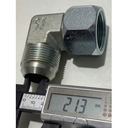 Parker ew22lomdcf angle connector, cone 24