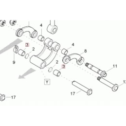 Dipper arm sleeve 1000015617