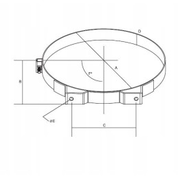 Donaldson metal clamp oe 30cm for extreme conditions