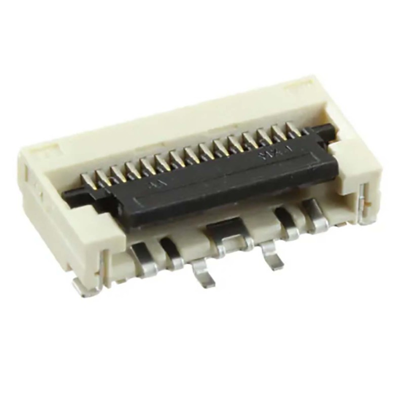 5 pcs - Molex, Easy-On, 502244 0.5mm Pitch 15 Way Female FPC Connector, Bottom Contact