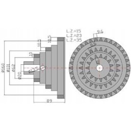 Gear wheel seeder Poznań unique element for seeder 30230301801