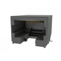 5 pcs - Amphenol Communications Solutions RJLSE Series Female Ethernet Connector, Surface Mount, Cat3, Nickel Plated Copper