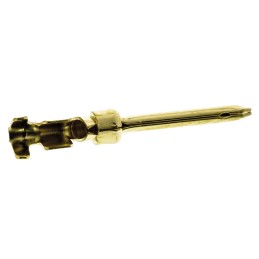 10 pcs - TE Connectivity, AMPLIMITE HDP-20 Series, size 20 Male Crimp D-sub Connector Contact, Gold over Nickel Signal, 24