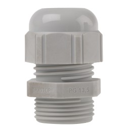 1 Pack of 5 - Lapp SKINTOP Series Grey Polyamide Cable Gland, PG13.5 Thread, 6mm Min, 12mm Max, IP68