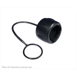 1 pcs - Souriau UTS MIL-C-26482, MIL-STD-1344 Male Dust Cap, Shell Size 14 IP68 Rated, Polyamide