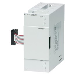 1 pcs - Mitsubishi G4 Series PLC I/O Module for Use with FX5U CPU Module, FX5UC CPU Module, Relay, Transistor, 5 V dc, 24 V dc