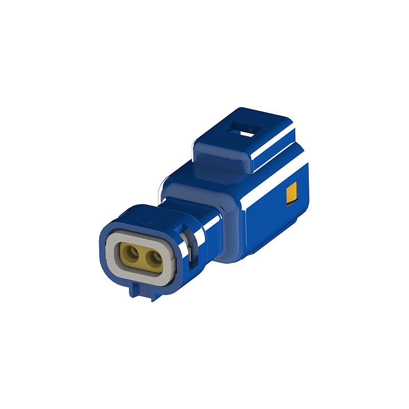 10 pcs - EDAC Wire to Wire Connector Cable Mount Plug, 2P, Crimp Termination, 3A, 250 V