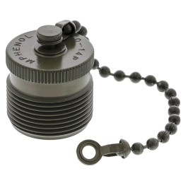 1 pcs - Amphenol 97 MIL-DTL-5015 Socket Dust Cap, Shell Size 24 IP66 Rated, with Olive Drab Cadmium Finish, Aluminium