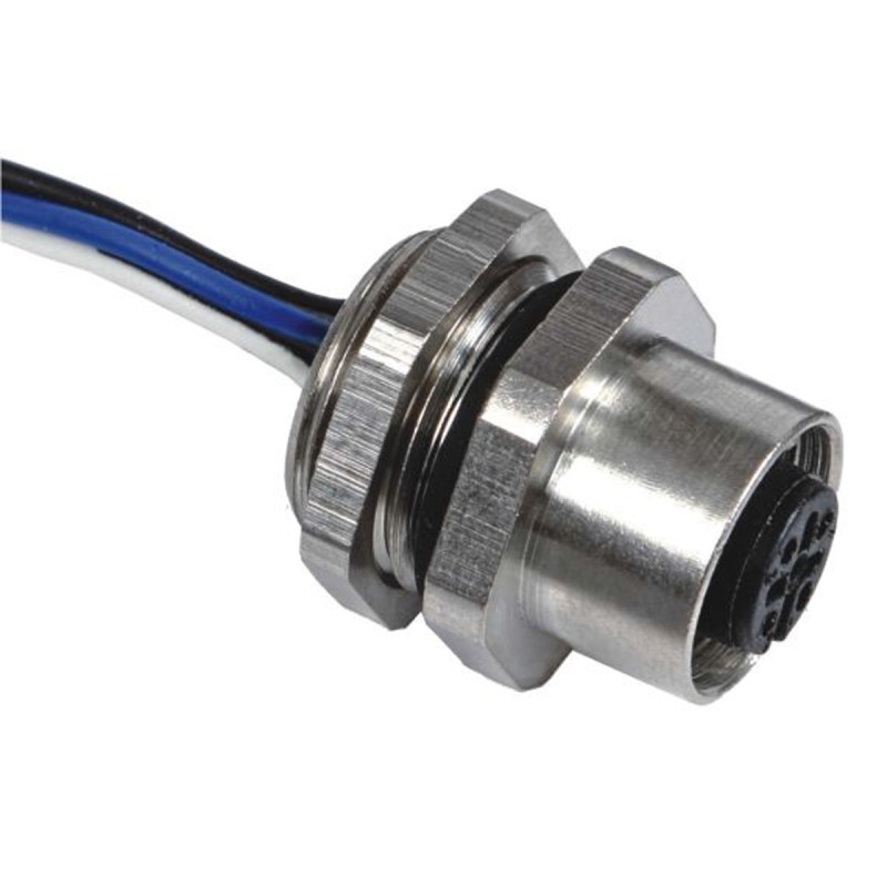 1 pcs - RS PRO Circular Connector, 5 Contacts, M12 Connector, Socket, Female, IP67