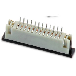 5 pcs - Wurth Elektronik, WR-FPC 1mm Pitch 9 Way Horizontal Receptacle FPC Connector, ZIF Bottom Contact