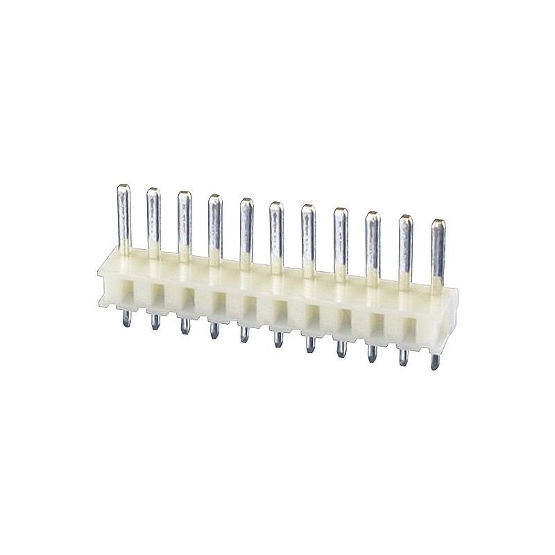 10 pcs - JST NH Series Straight Through Hole Pin Header, 11 Contact(s), 2.5mm Pitch, 1 Row(s), Unshrouded