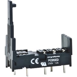1 pcs - Sensata / Crydom ED Series 5 Pin 250V PCB Mount Relay Socket, for use with ED Series