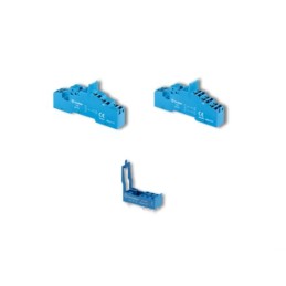 1 pcs - Finder 97 Series 250V ac Rail or Panel Mount Relay Socket, for use with 46.52 Series Relay