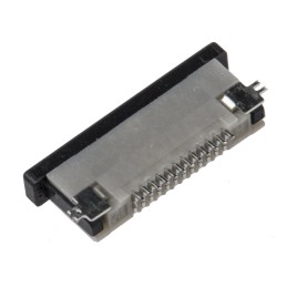 5 pcs - JST, FLZ 0.5mm Pitch 12 Way Right Angle Female FPC Connector, ZIF Top Contact