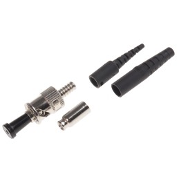 1 pcs - Amphenol Fiber Optics, 953, ST Multimode Simplex Fibre Optic Connector 128μm Fibre Size, 0.35dB Insertion Loss