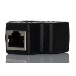1 pcs - RS PRO 2-Port RJ45 Female 3 Way Splitter Adapter, Shielded