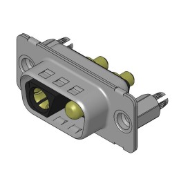 1 pcs - FCT from Molex 173107 2 Way D-sub Connector Socket, 6.86mm Pitch, with 4-40 Screw Locks