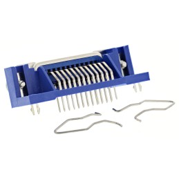 1 pcs - RS PRO Right Angle Through Hole Mount PCB Socket, 24-Contact, 2.16mm Pitch, Solder Termination