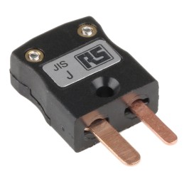 1 pcs - RS PRO In-Line Thermocouple Connector for Use with Type R/S Thermocouple, Miniature Size, JIS Standard